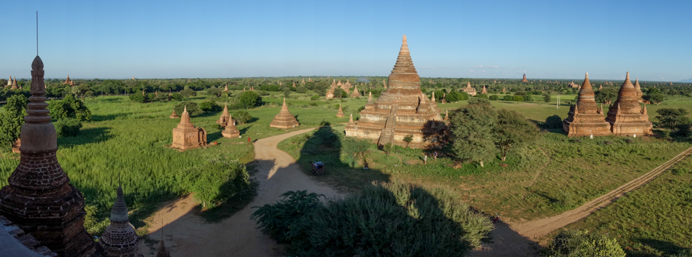 atardecer en Bagan