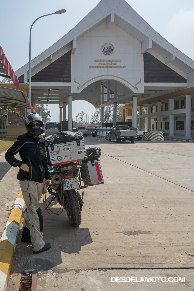 Frontera entre Laos y Camboya.